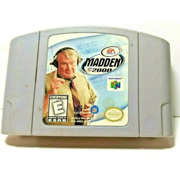 Madden NFL 2000 Nintendo 64 Game Cartridge - Picture 1 of 3